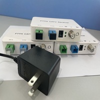 Receptor de TV por Cable Digital FTTH CATV, Mini EDFA RFOG, LNB Óptico de Fibra, LNB Óptico de 1310nm 1550nm, Receptor Óptico Satelital