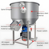 Mélangeur d'aliments pour volailles [Mezcladora De Alimento] Mélangeur de fourrage automatique vertical pour poulets et bétail Équipement agricole fiable