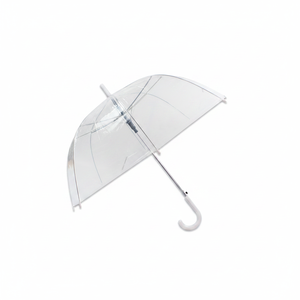 Parapluie à ouverture automatique transparent et transparent de 32 pouces, 48 pièces/CS, design de dessin animé décontracté, parapluie droit inversé, logo personnalisable - Product Image 2