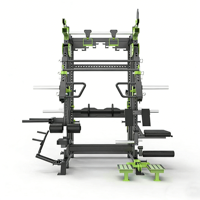 Smith Machine Cable Crossover Power Rack Todo en uno Uso doméstico Máquinas de selección de carga de PIN multifuncional Power Smith
