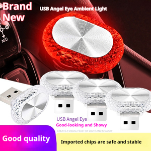 Tự động nội thất USB môi trường xung quanh dẫn đèn Xách Tay Xe USB trang trí bầu không khí ánh sáng plug-and-play mini LED môi trường ánh sáng - Product Image 6