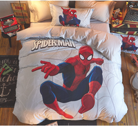 Ensemble de literie scolaire Spider-Man Marvel Spiderman 4 pièces super doux et résistant à la décoloration