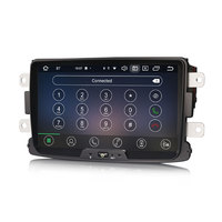 Stock UE Erisin ES8529D 8 pouces Android 14 GPS autoradio sans fil BT5.0 4G TPMS DAB DSP pour Renault Dacia Duster Logan voiture