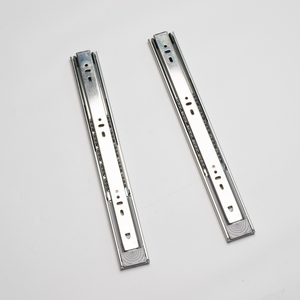 Factory 45mm Width 3-Fold Load-Bearing <strong>Drawer</strong> <strong>Slide</strong> Rails Rebounce <strong>Drawer</strong> <strong>Slide</strong> for Cabinet High-Strength Runners - Product Image 1