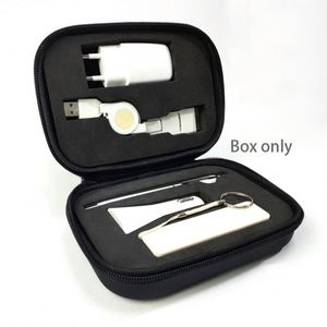 Étui de chargeur USB portable en cuir PU noir pour voiture, avec plateau rigide sans fil en EVA, idéal pour les voyages et étanche pour téléphones mobiles - Product Image 5