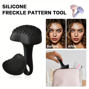 Lápiz de silicona para pecas naturales, pecas falsas, efecto cojín, resistente al agua, de secado rápido, maquillaje efecto beso del sol, forma ovalada, uso navideño - Product Image 5