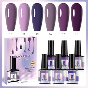 Juego de 6 Esmaltes de Uñas en Gel <span class=keywords><strong>para</strong></span> Todas las Temporadas, Arte de Uñas <span class=keywords><strong>Semipermanente</strong></span>, Esmalte de Uñas en Gel UV/LED, Suministros <span class=keywords><strong>para</strong></span> Uñas - Product Image 3