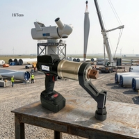 Clé dynamométrique numérique industrielle à usage continu 24h/24, certifiée CE, avec batterie lithium-ion, moteur sans balais 280-1200 N.m, en acier inoxydable