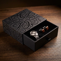 Caja Rígida Personalizada Premium con Logotipo en Lámina Dorada, Cajas de Regalo Deslizantes de Lujo para Joyería de Marca