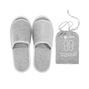 Zapatillas de viaje de estilo japonés, de algodón gris y negro, transpirables, para mantener el calor, para uso en el hogar, para invitados, para todas las estaciones, plegables y portátiles - Product Image 4