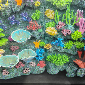 Accesorios de tanques de peces de arrecife de coral acrílico transparente personalizado <span class=keywords><strong>Fondo</strong></span> <span class=keywords><strong>3D</strong></span> para <span class=keywords><strong>acuario</strong></span> - Product Image 4