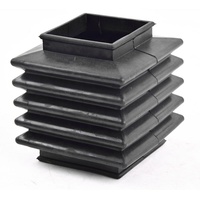 Résistant à la chaleur petit anti-poussière étanche à l'eau industriel haute température UV néoprène caoutchouc soufflet couvercle anti-poussière tuyau
