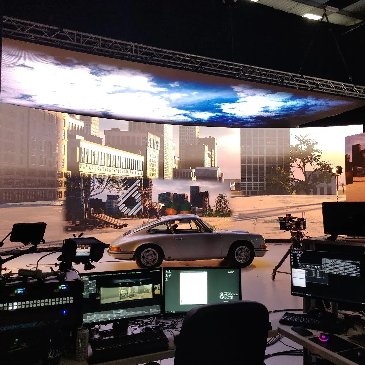 Led Screens Indoor Unreal Engine Immersive Stage 3D XR VR Movie Production Full Color HD Led Display P2.6 P2.6 P3.91 Indoor Vr Screen For Studio