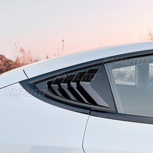 For Tesla Model 3 2024+ Exterior Accessories Car Side Rear <b>Window</b> Louver Shutter <b>Cover</b> Rear Quarter Panel <b>Window</b> Body Kit - Product Image 4