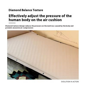 Matelas <span class=keywords><strong>de</strong></span> camping auto-gonflant double, léger et portable, en mousse, pour 2 personnes, design moderne - Product Image 2