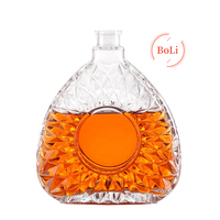 Fabricant chinois du Shandong, bouteille en verre de luxe Super Flint 500ml pour spiritueux de tequila, diffuseur, avec logo personnalisé OEM, haute qualité, le meilleur