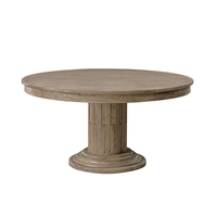 Ensemble de salle à manger en rotin de style français moderne et luxueux mobilier de restaurant en bois pour café, hôtel et maison