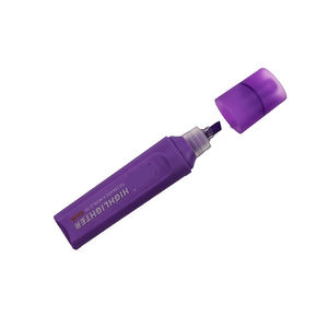 Stylo marqueur pour enfants fluorescent non toxique personnalisé 6 couleurs promotionnel surligneur classique pointe de brosse oblique à base d'eau non toxique - Product Image 4