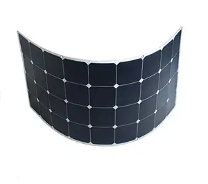 영광 태양 OEM 100W 박막 유연한 태양 전지 패널 18V RV 보트 요트 옥상 전원 시스템 12V 가전 제품 패널 태양 광