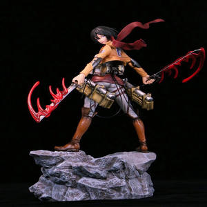 Mejor Venta caliente figura de acción Pvc Eren juguetes Attack on Titan <span class=keywords><strong>Levi</strong></span> <span class=keywords><strong>Mikasa</strong></span> Allen Anime figura Shingeki no Kyojin - Product Image 3