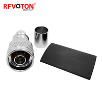 Connecteur coaxial RF mâle N de type MACHO 50 ohms à sertir sans soudure pour câbles LMR400 RG8 RG213 RG214 H1000 – En stock