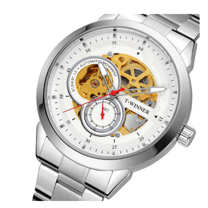 Reloj Deportivo DFG19 para Hombre, Modelo T Winners, con Esfera Grande, Mecanismo de Agujas y Correa de Metal - Product Image 6