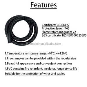 Condotto Flessibile in Acciaio Zincato Rivestito in PVC Resistente al Fuoco Impermeabile per Esterni CE ROHS 25mm 1" per Impianti Elettrici - Product Image 4