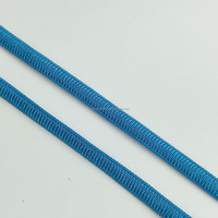 Sangle élastique plate semi-circulaire en Spandex/Nylon de 6 mm, motif plissé mille-pattes, pour chaussures – Vente directe usine