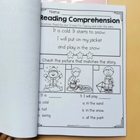 Hautement recommandé couverture souple papier dos A4 A5 A6 texte livre impression personnalisée cahier d'exercices pour enfants enfants