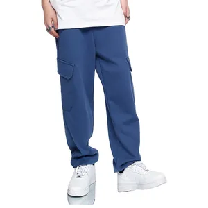 High quality Men's Sport Jogging Pants Two Large Pockets Track Pants Custom Logo Trousers Clothing Supplier Made in China
