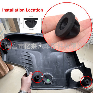 แผ่นยางปิดฝาครอบเครื่องยนต์ BMW 11127614138 แผ่นกันกระแทก สำหรับ BMW ซีรีส์ 1 2 3 4 5 6 7 X1 X2 X3 X4 X5 X6 มินิ - Product Image 1