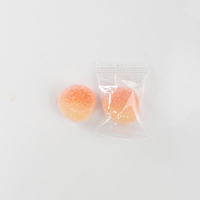 Bonbons gélifiés aux fruits acidulés en gros, bonbons mous enrobés de sucre, friandises moelleuses aromatisées aux fruits, en vrac, OEM