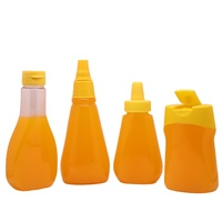 MAYSURE <strong>Best</strong> <strong>Selling</strong> 210ml Plastic <strong>Honey</strong> <strong>Bottle</strong> Squeeze PET Clear <strong>Honey</strong> Kitchup Packaging Jar With Flip Top Cover