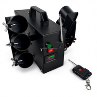 Système de tir d'effets spéciaux de scène, machine à pyro froide en fer à double oscillation pour mariage, télécommande sans fil