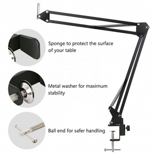 Microphone professionnel avec filtre anti-pop, <span class=keywords><strong>bras</strong></span> articulé en ciseaux pour microphone Ak35, Pmksh01 - Product Image 2