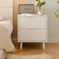 Table de chevet en bois de style nordique moderne et simple pour chambre à coucher, idéale pour hôtels et appartements