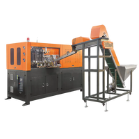 Machine de soufflage par étirage automatique de préformes MERCK pour la fabrication de bouteilles PET, avec PLC Mitsubishi et moteur FESTO, faible coût d'entretien