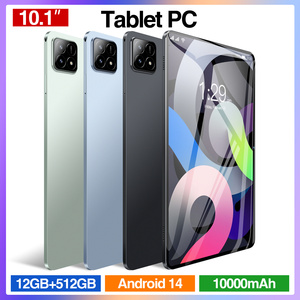 แท็บเล็ตพีซีสำหรับการเรียนรู้หรือการทำงานในสำนักงาน รุ่น MTK 10.1 นิ้ว Pad 6s ระบบ Android 14 Quad Core 12GB Wi-Fi 512GB GSM 4G 5G รองรับการโทร - Product Image 4