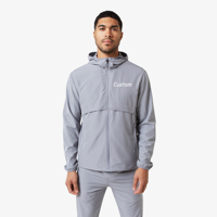 Veste softshell sport personnalisée en gros Manteau de randonnée de haute qualité Coupe-vent zippé pour homme
