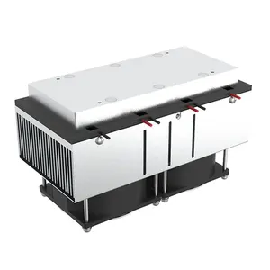 Peças personalizadas do refrigerador do ar 180W Peltier alumínio termoelétrico do divertimento peças pro fabricante