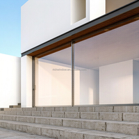 Aluminium-Schiebetür Innentüren für Häuser Außentüren Hochbelastbare Hebe-Glastür Schalldicht Wasserdicht Villa-Privatsphäre