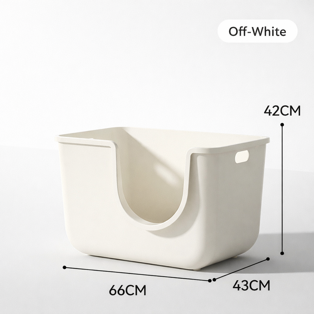 Cabina nube abierta en color blanco hueso.