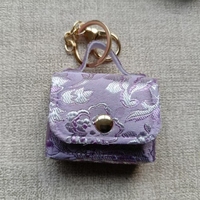 Mini Bestickter Schlüsselanhänger mit Band - Niedliche Kleine Tasche Kreative Heimdekoration Modischer Valentinstag Hochzeit Neuer Taschenanhänger