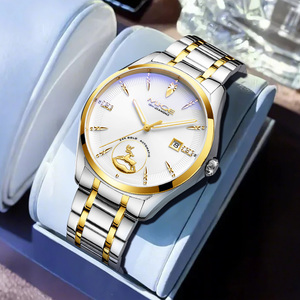 Reloj Mecánico Automático MIGE para Hombre, 40 mm, Acero Inoxidable, Esfera Azul, Visualización de Fecha, Cristal de Zafiro, Estilo Ejecutivo - Product Image 6