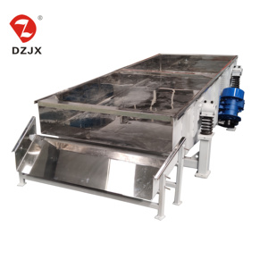 DZJX paslanmaz çelik gıda sınıfı kauçuk isıya dayanıklı toz parçacık blok büyük kapasiteli yatay titreşim konveyör - Product Image 4