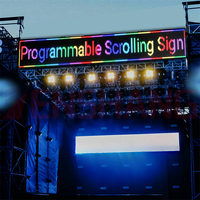 Écran LED extérieur P5 320*160 mm 1*1 Monochrome Bicouleur Affichage magnétique Écran LED extérieur pour autoroute Affichage numérique Barre LED Signalisation