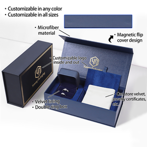 Caja de Joyería Magnética de Lujo con Logotipo Personalizado, Fabricada con Papel Ecológico y Resistente, para Empresas de Joyería - Product Image 2