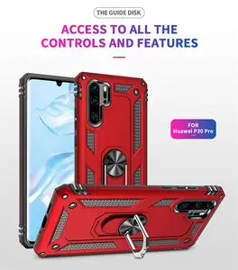 1 में 3 धारक पीसी Shockproof कवर के लिए Huawei सम्मान X7 X9 खेलने 6 टी प्रो X8i नोवा 9SE Y7A y9A चुंबकीय अंगूठी ब्रैकेट कवच फोन के मामले में