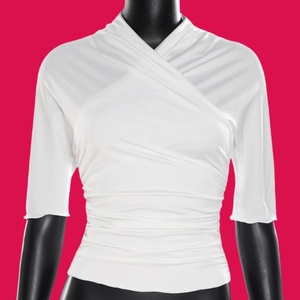 Viviblook เสื้อแขนสั้นมีจีบเซ็กซี่สำหรับผู้หญิงเสื้อครอปสตรีทแบบ2025 Y2K แนวสตรีทสำหรับ J25TP217 - Product Image 1