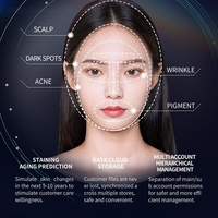 Analyseur de peau IA X3PRO X Beauty Salon, appareil multifonctionnel de test de la peau du visage et de la tête avec écran tactile et Wi-Fi